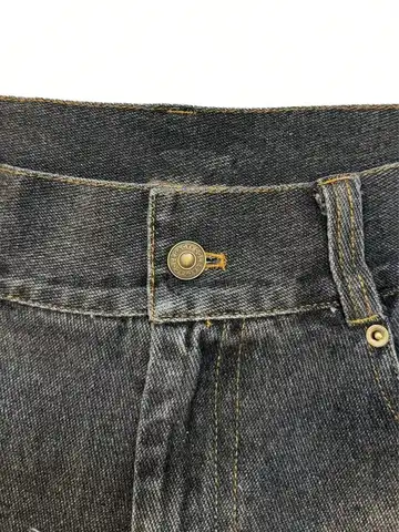 Herrshorts med fempunktsmönster och lös passform i streetstyle, moderna retro-jeanshorts med bokstäver 10 best sales kromhjärtade jeans - №1