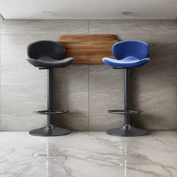 높은 주방 의자 가구 메이크업 의자, 럭셔리 편안한 바 디자인 카운터, 북유럽 모던 정원 홈 높이 은행 
