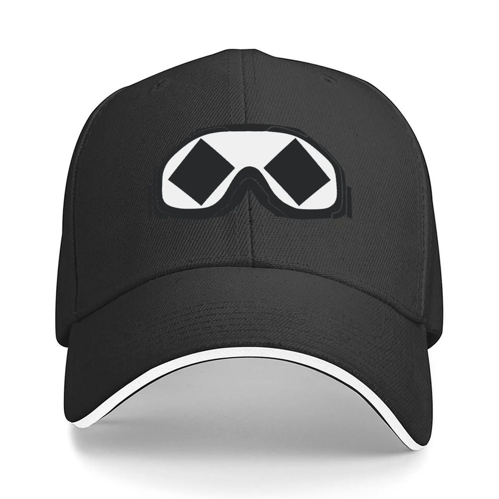 

Ski Goggles Double Black Diamond Baseball Cap Custom Cap Visor party Hat black Women's Hats For The Sun Men's
