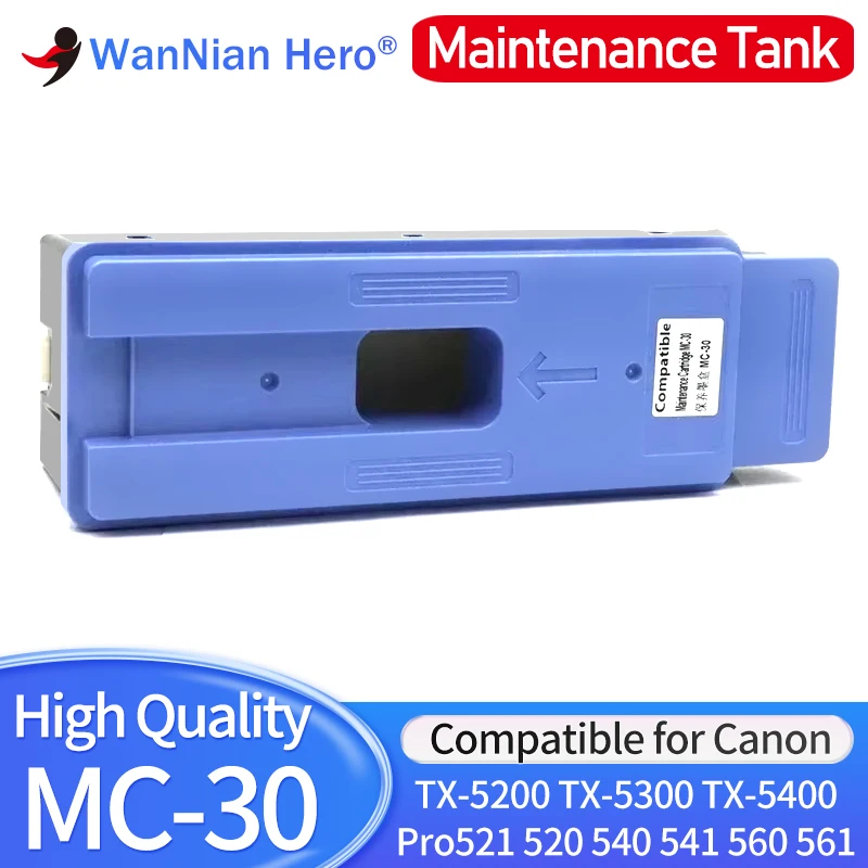 MC-30 Maintenance tank box Replacement for Canon TX-5200 TX-5300 TX-5400 Pro521 Pro520 540 Pro541 541s 560 Pro561 561s Printers