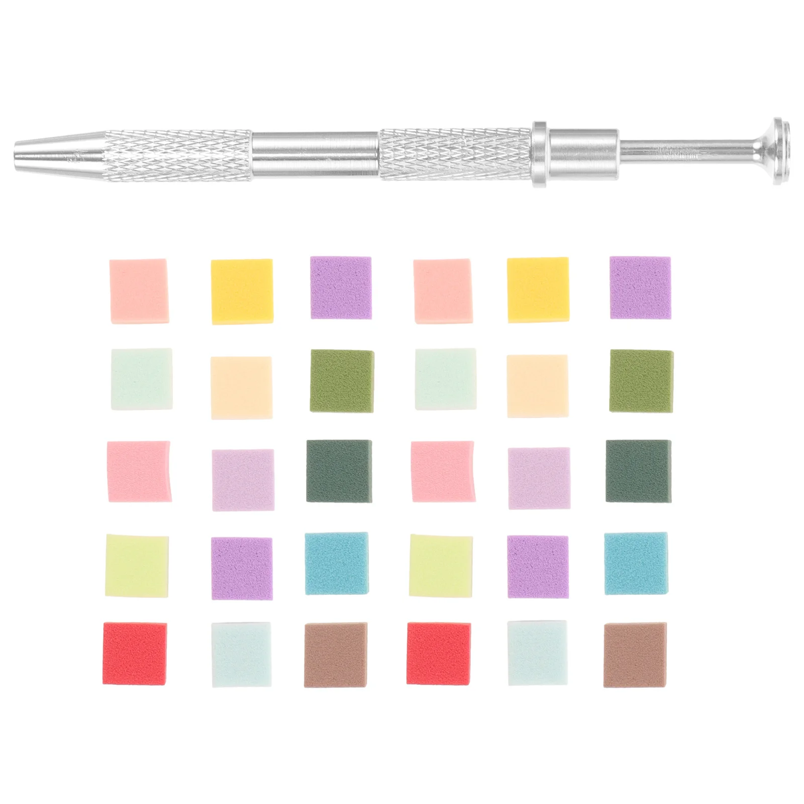 

1 комплект губок для ногтей, мягкая гладкая текстура для бесшовного смешивания, компактный размер для сложной конструкции, инструмент для ногтей