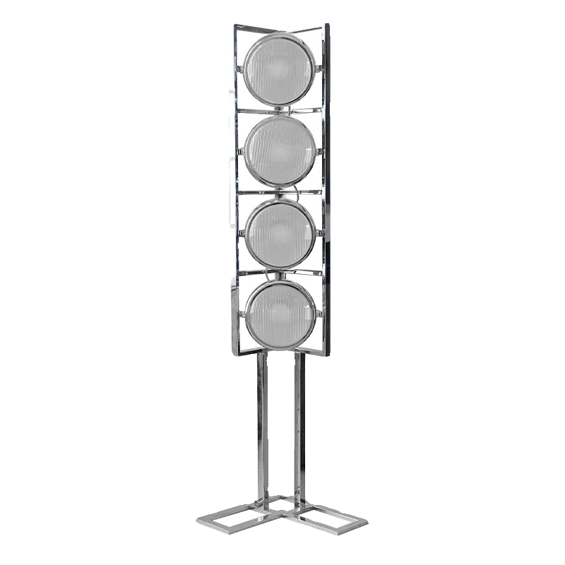 Living room sofa next to bedroom atmosphere decorative floor lamp