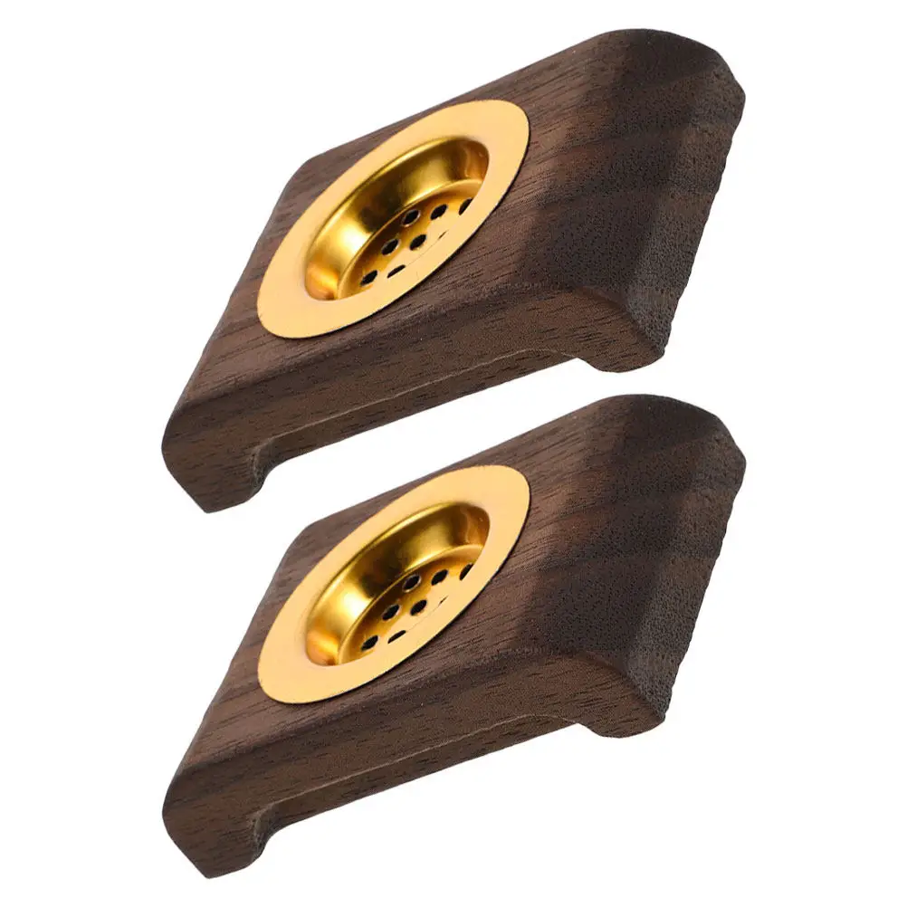 

Набор из 2 деревянных подставок для благовоний, минималистичный дизайн, портативные эстетичные держатели для благовоний для домашнего декора и гостиной