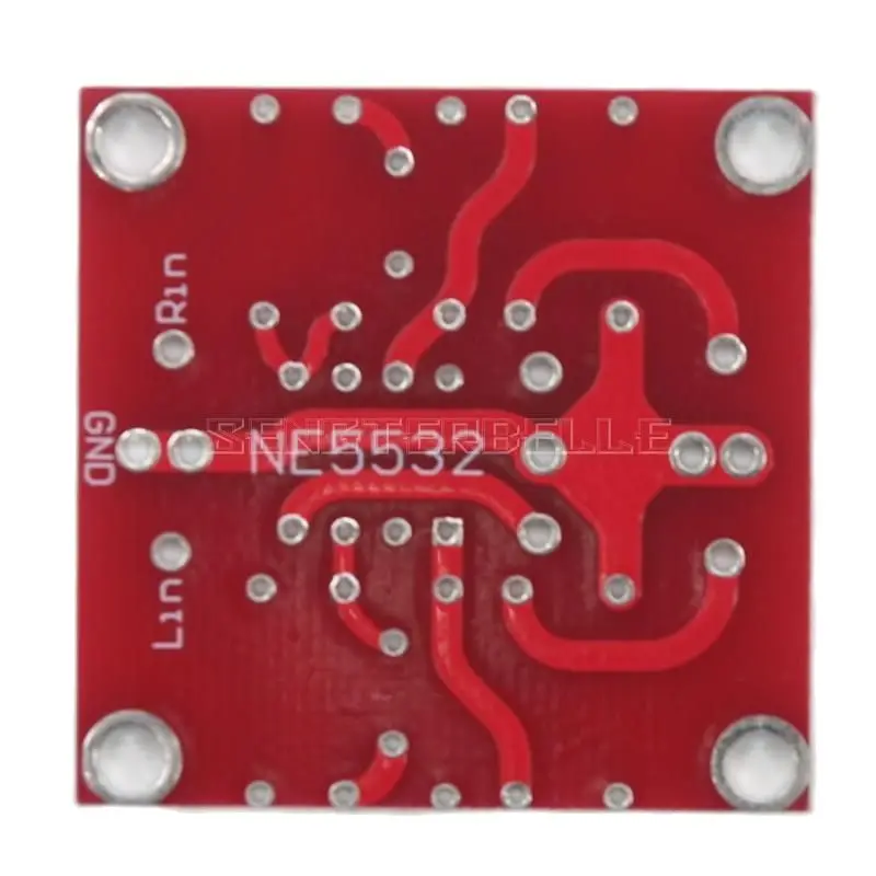 NE5532 Âm Thanh HiFi Tiền Khuếch Đại Module 3 Lần DC Khuếch Đại PCB Bảng