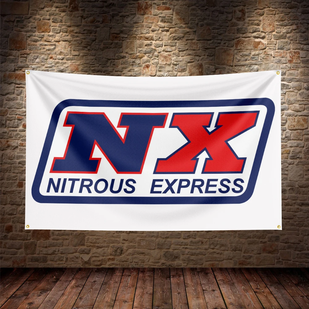 90x150cm NX Nitrous Express Flag Polyester Printed Garage or Outdoor Decoration Banner Tapestry