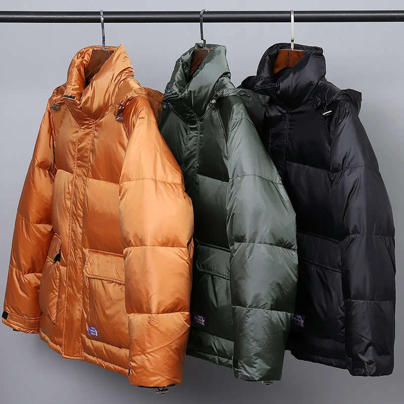 Pop Winter 2020 Large Oversize Cool Korean Casual Light Men's Down Jacket Parka Bright Face Thicken Warm Coat Waterproof Clothes