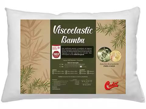 Travesseiro Castor Viscoelastic Bambu