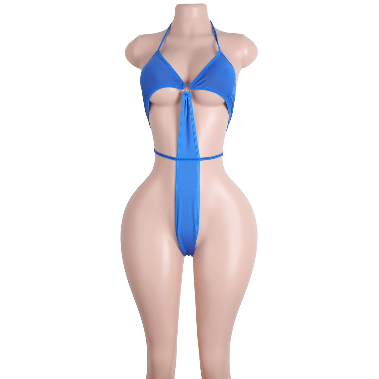 メッシュフィッシュネットTバックボディスーツ、レースデザイン、ラインストーンアクセント、エキゾチックダンスウェア、パフォーマンス衣装、クラブウェア、フェスティバルコスチューム