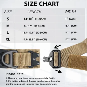 Adjustable Nylon AirTag Holder Dog Collar Metal Buckle Pet Tactical Collar Dog Accessories Anti Last and Pet Dogs Tracing Safe 3
