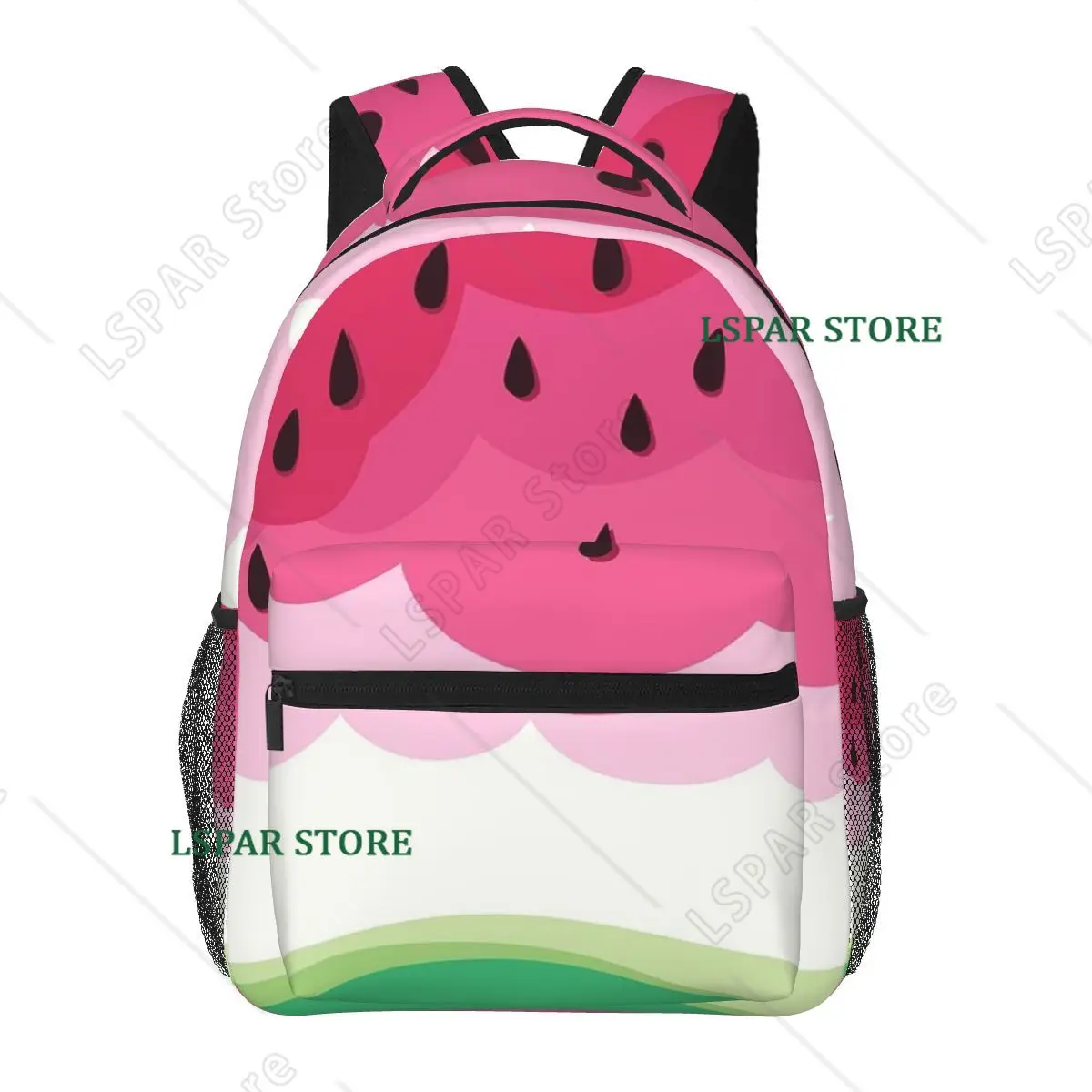 Summer Fresh Watermelon Fruit Student Backpack School Bag Hiking Travel Daypack for Men Women Fashion Bookbag Shoulder Bags