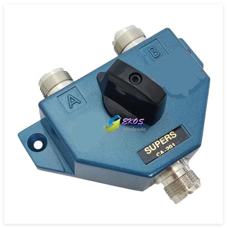 

CA-201 1.8-600MHz Ham Radio Antenna Coaxial Switcher UHF Female Connector Adapter Converter Manual Aerial Coax Switch