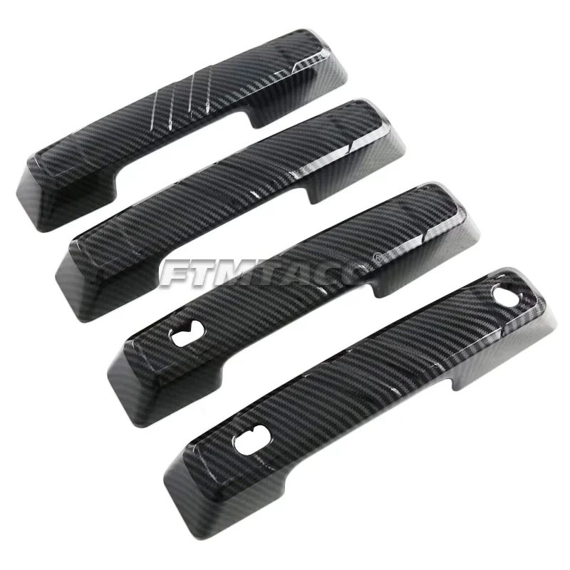 

Для Ford Bronco 2024 2025 ABS углеродное волокно дверная ручка чаша накладки автомобильные боковые дверные ручки корпуса дверной комплект крышка отделка Accesso