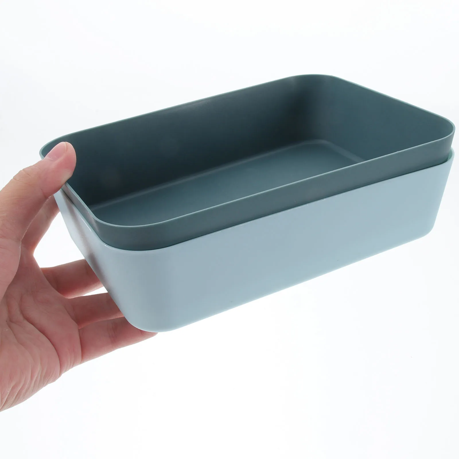 

6pcs Storage Boxes Plastic Desk Drawer Organizer Trays Bedroom Office Kitchen Pp Wear Resistant Multi Purpose Drawer