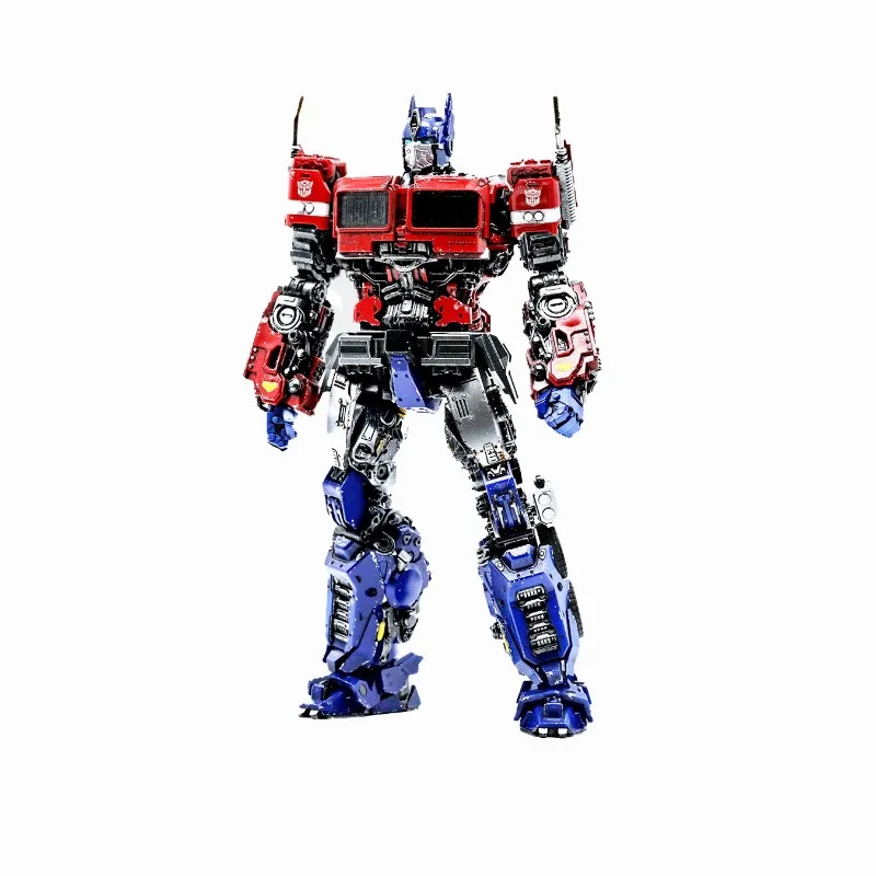 Goods in Stock 100% Original TRUMPETER OPTIMUS PRIME 08111 10CM Robot Action Assemble Action Model Toys Holiday Gifts