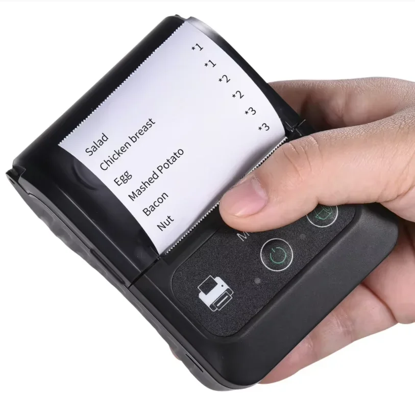 

2025 MASUNG 58mm Handheld Receipt POS Thermal Printer Mini Portable Wireless for Android IOS Bill Mobile Ticket Printer