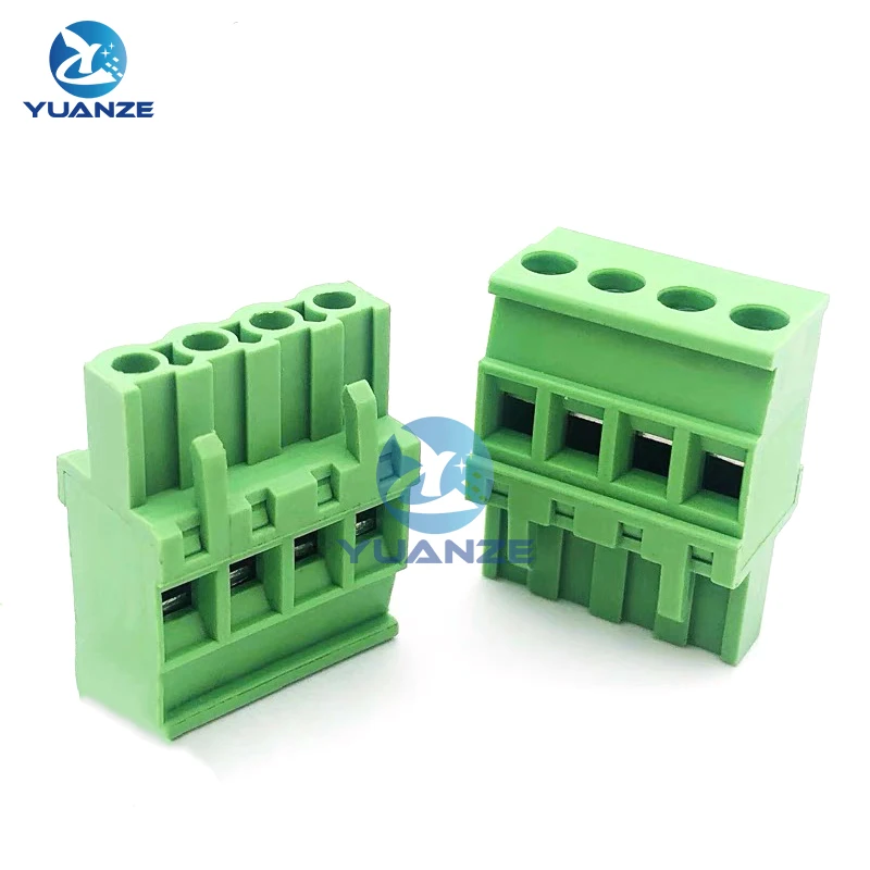 10PCS 2EDG 5.08mm Solderless Plug-in Terminal Blocks Side Outlet Vertical Plug 2/3/4/5/6/7/8/9/10/12P Screw Terminal Connector