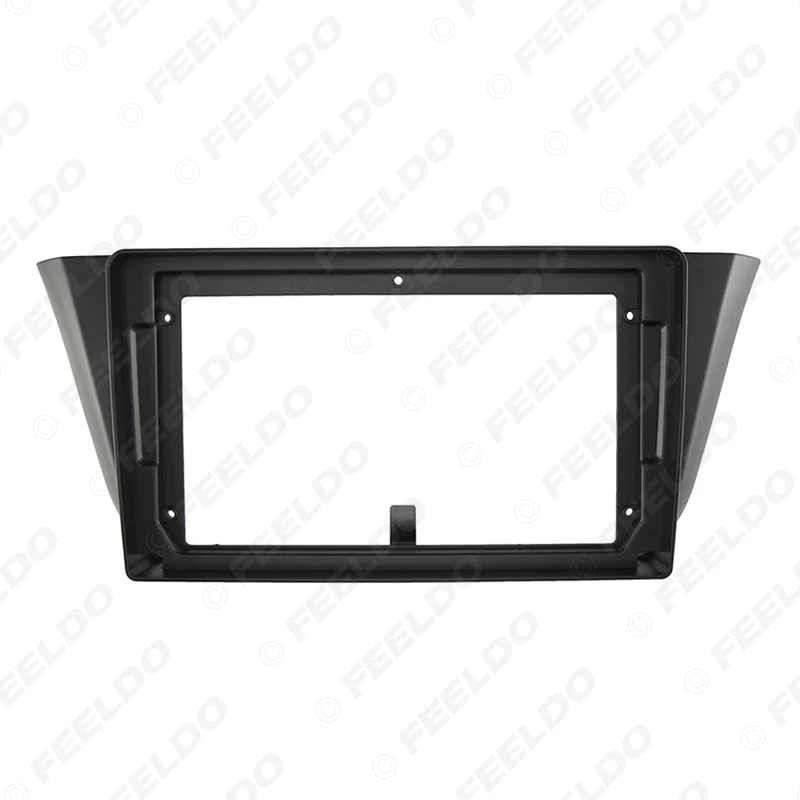 FEELDO Audio para coche 9 "pantalla grande DVD Fascia marco adaptador para Iveco Daily 2014 + 2Din Dash instalación Panel marco Kit