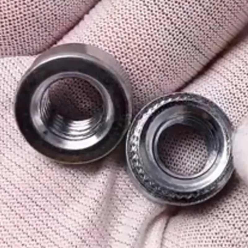 5/10/20/50/100pcs Galvanized Carbon Steel Press Rivet Nut M2 M2.5 M3 M4 M5 M6 M8 M10 Nutsert Self-Clinching Insert Rivnut