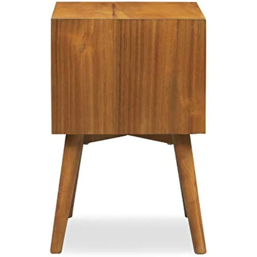 Table de chevet Edgemod Dorsey, marron clair