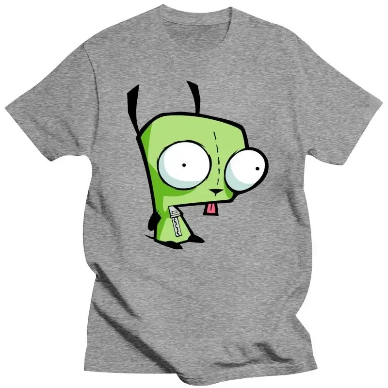 invader zim tee dog robot nicktoon nicktoons cartoon cartoons scene 2000s New Gir - Hoodie () T shirt summer