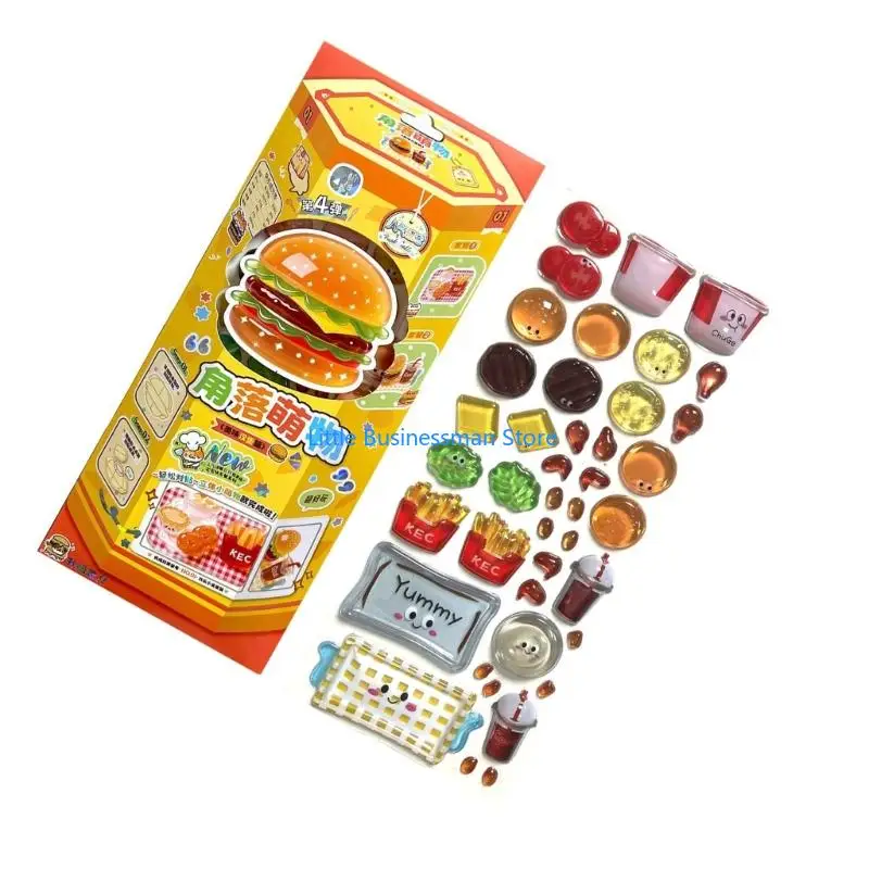 Wiederverwendung winziger Patches für Wasserflasche, Notizbuch, Scrapbooking, süßer 3D-Aufkleber M76A – Detail 3
