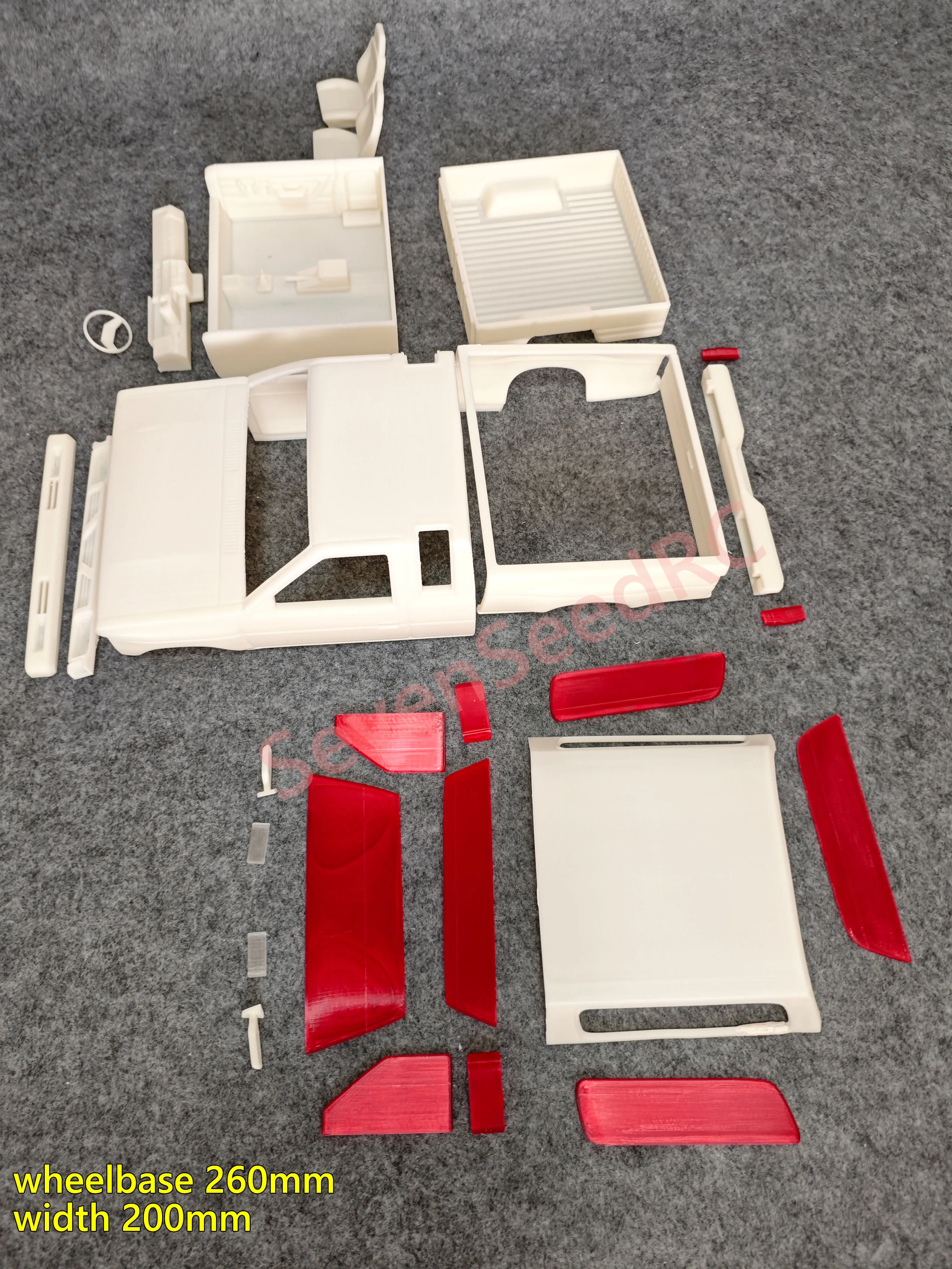 3d Printed RC Car Body Kit 1994 D21 1/10 for Tamiya MST