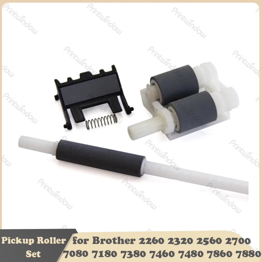 

1Set 3PCS Compatible Pickup Roller Separation Pad for Brother 2260 2320 2560 2700 7080 7180 7380 7460 7480 7860 7880