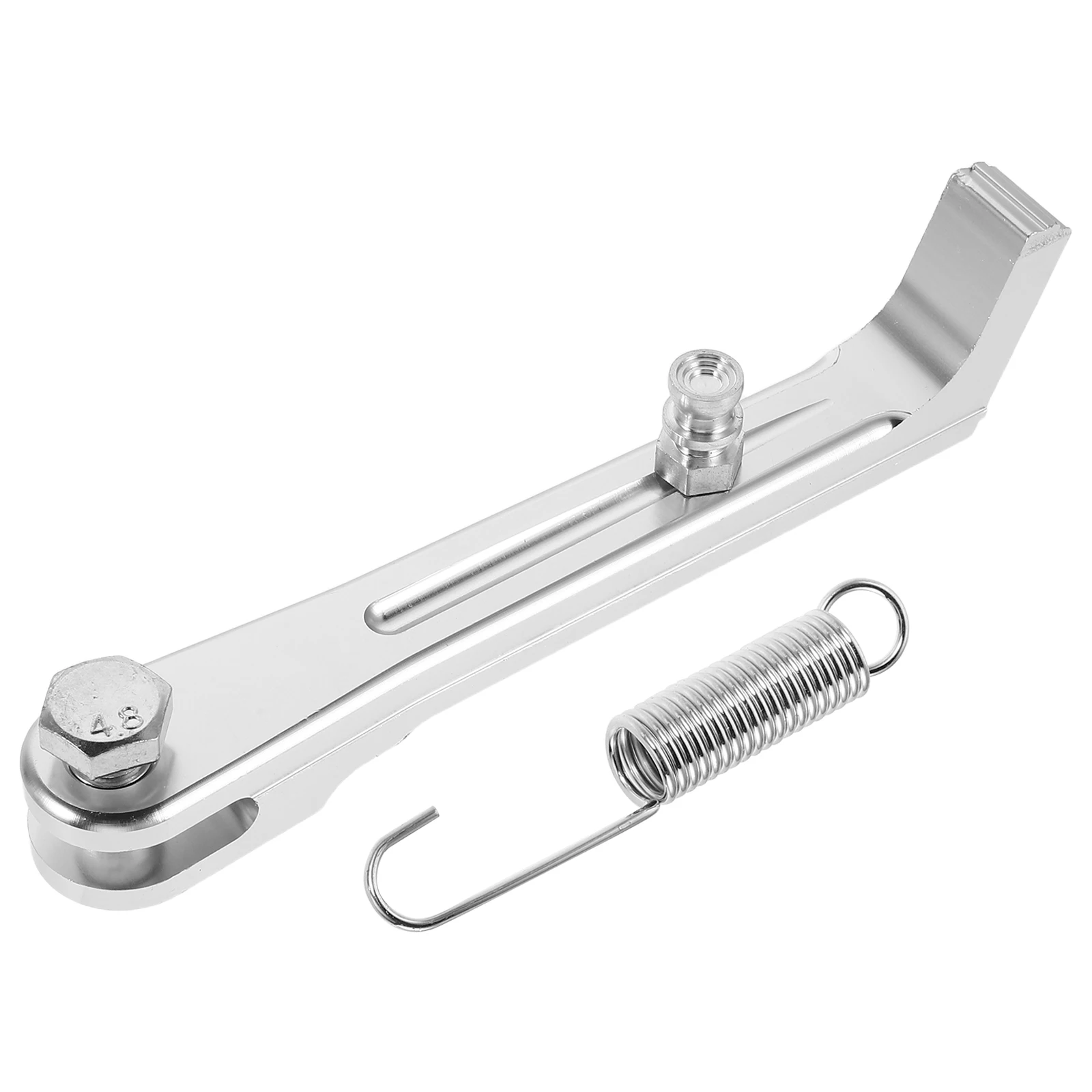 

Aluminum Alloy Motorcycle Side Stand Durable Metal Kickstand Foot Support Short Design Stable Parking Stand For Motorbike