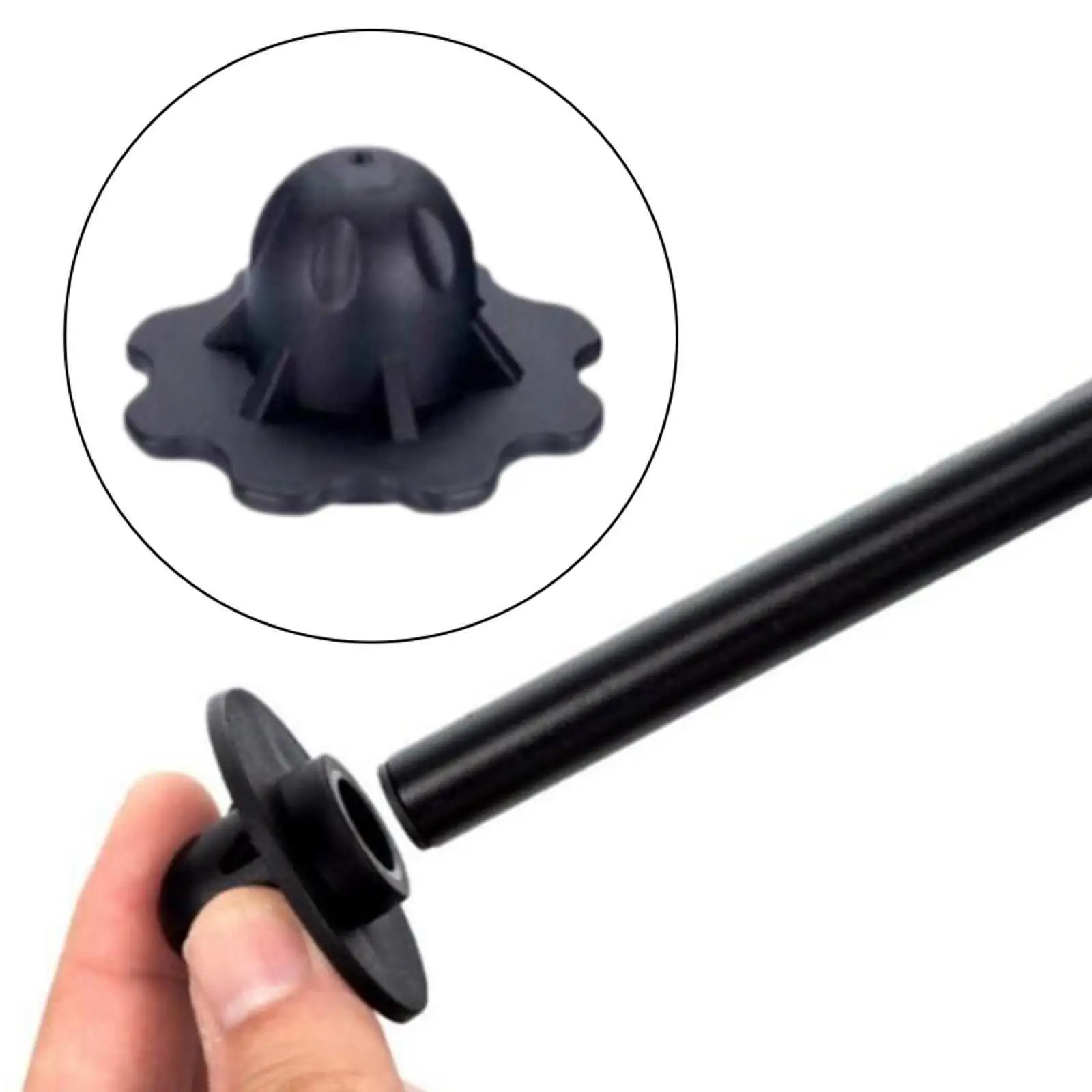 Anti Sinking Plastic Foot Cap Protector Universal Fit Replacement for Folding Moon Chair and Patio Camping Chair
