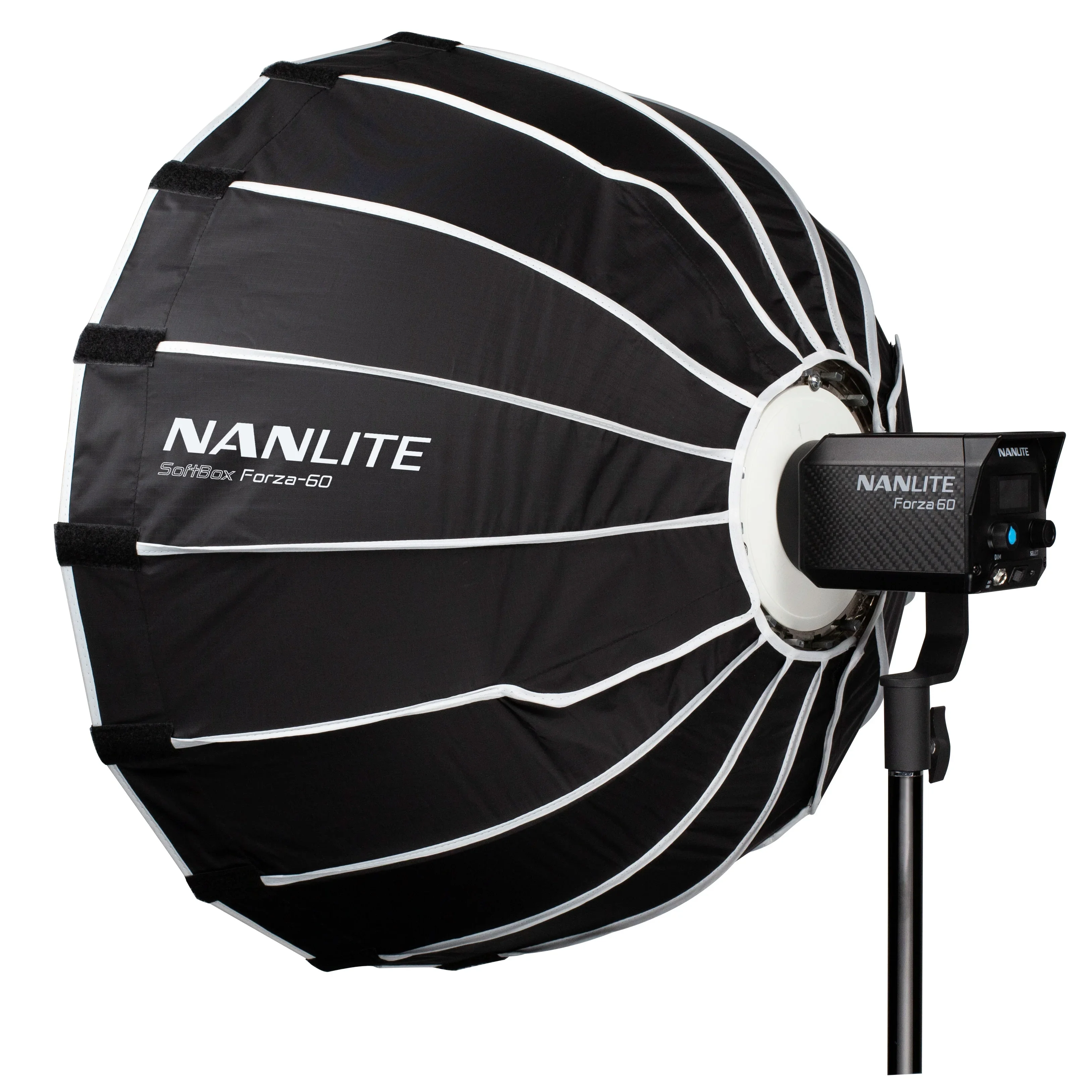 SB-FZ60 24inch 60cm Parabolic Softbox 16-Sided Softbox Photography Light Soft Box for 60/60B for Interviews