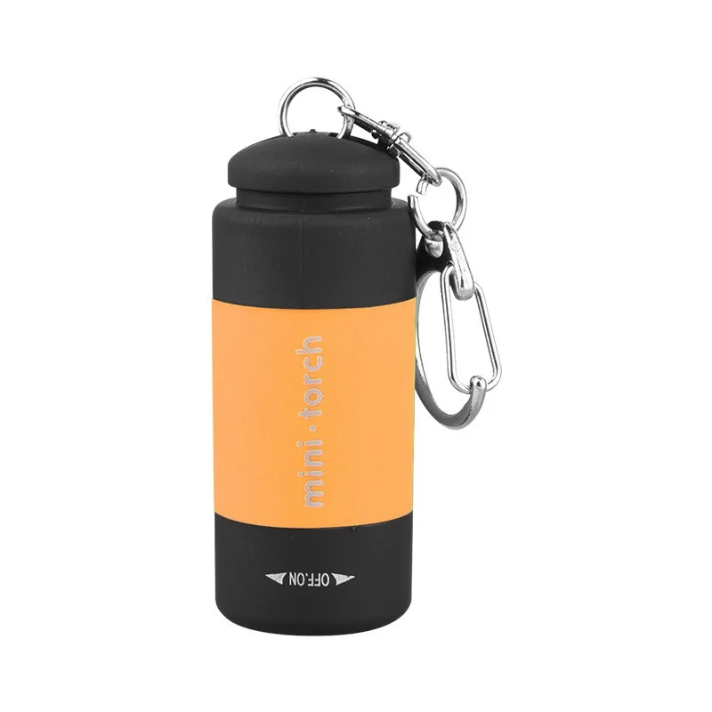 USB oplaadbare LED multifunctionele sterke lichte zak sleutelhanger zaklamp waterdichte buiten wandelen camping mini zaklamp