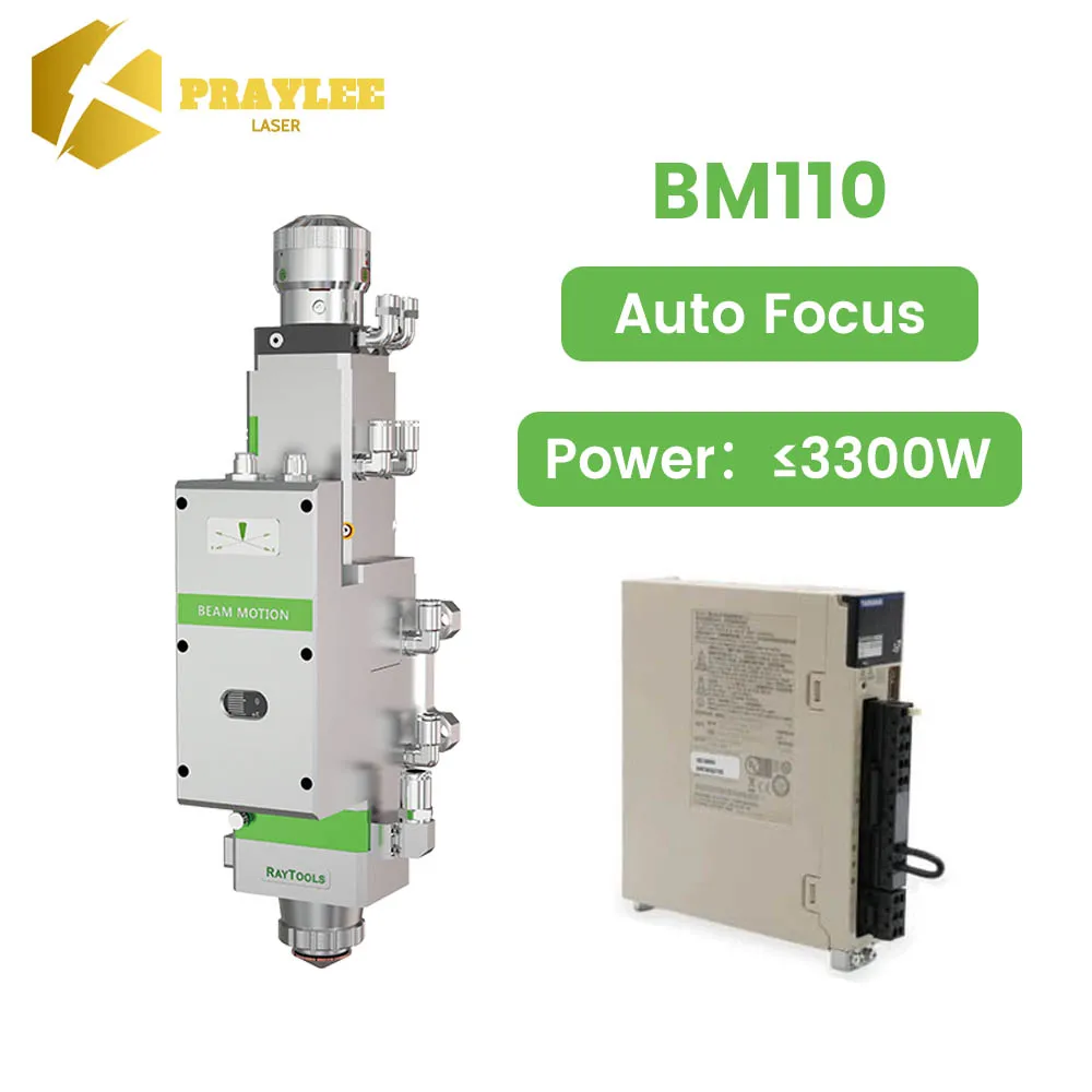 

Raytools Original Laser Cutting Head BM110 3.3KW CL100 FL125 F155 F200 Auto Focus 2D Fiber Laser Cutting Parts