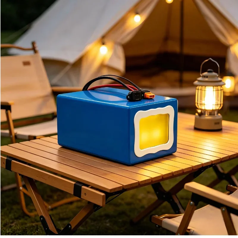 36V LiFePO4 Rechargeable Battery 50Ah-250Ah Built-In BMS Protection 3000W Power For Golf Cart RV Off-Grid Solar Equipment
