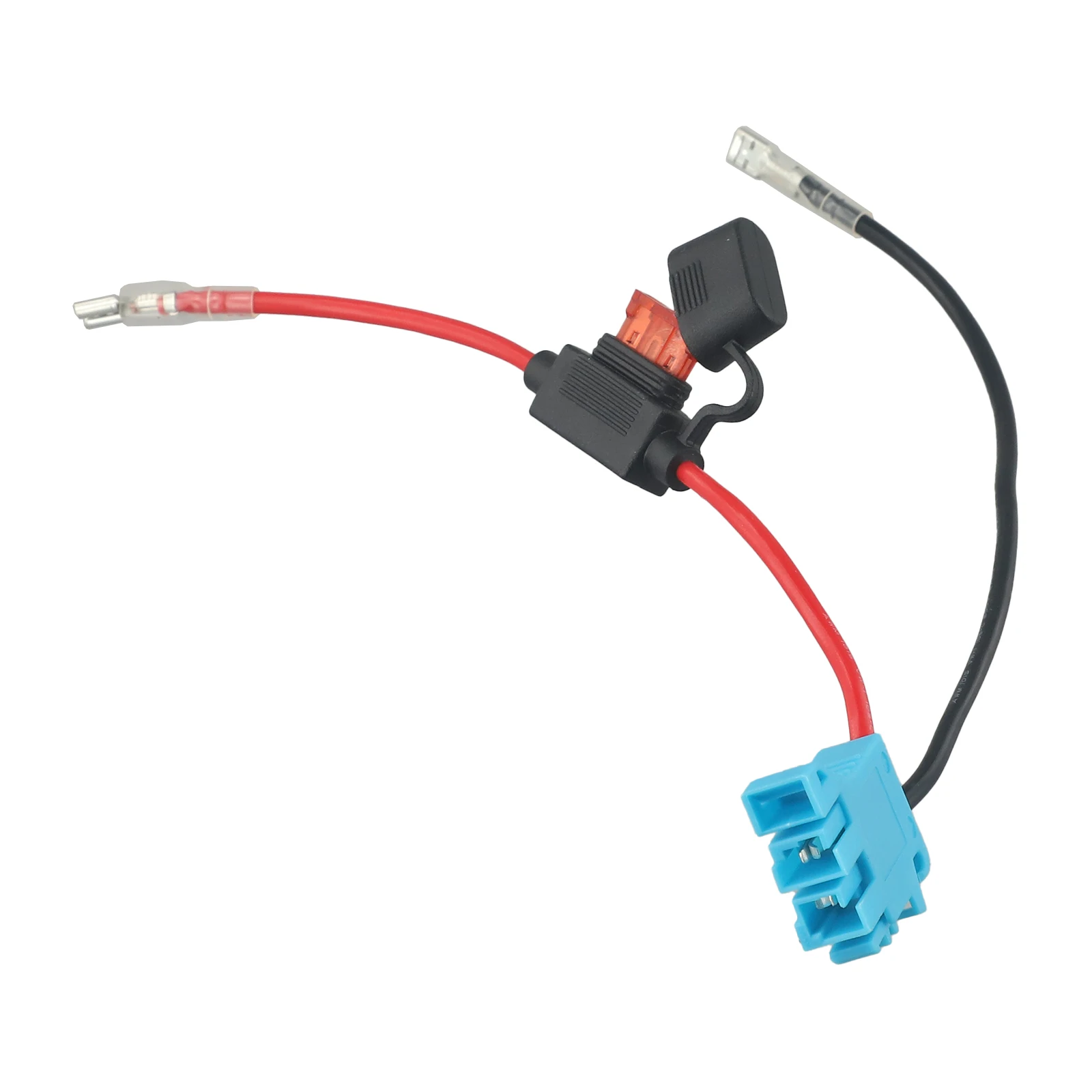 

Approx. 25 Cm 9.8 Inches 12 AWG Wire Harness Battery Powered Toys Connector Built-in Fuse Holder Heavy-duty Connector