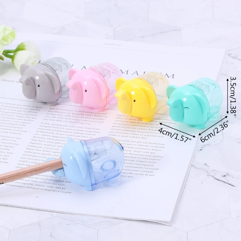 การ์ตูนช้างดินสอ Sharpener โรงเรียนซัพพลายเครื่องเขียนของขวัญ
