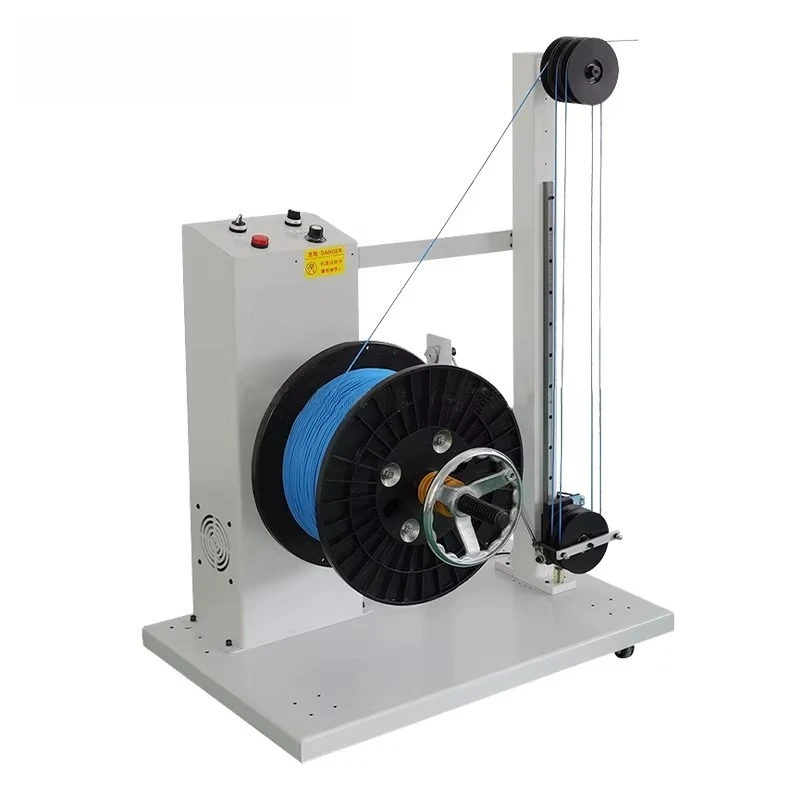 EW-14G CE Certificate 50kgs Loading Weight Automatic Bobbin Cable Winder Wire Rewinding and Coiling Machine