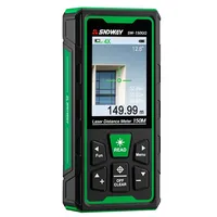 Sndway Laser Mesaures Green Line Mini Handheld Laser Distance Meter 100m M/Ft/In Rangefinders For Portable Measurements