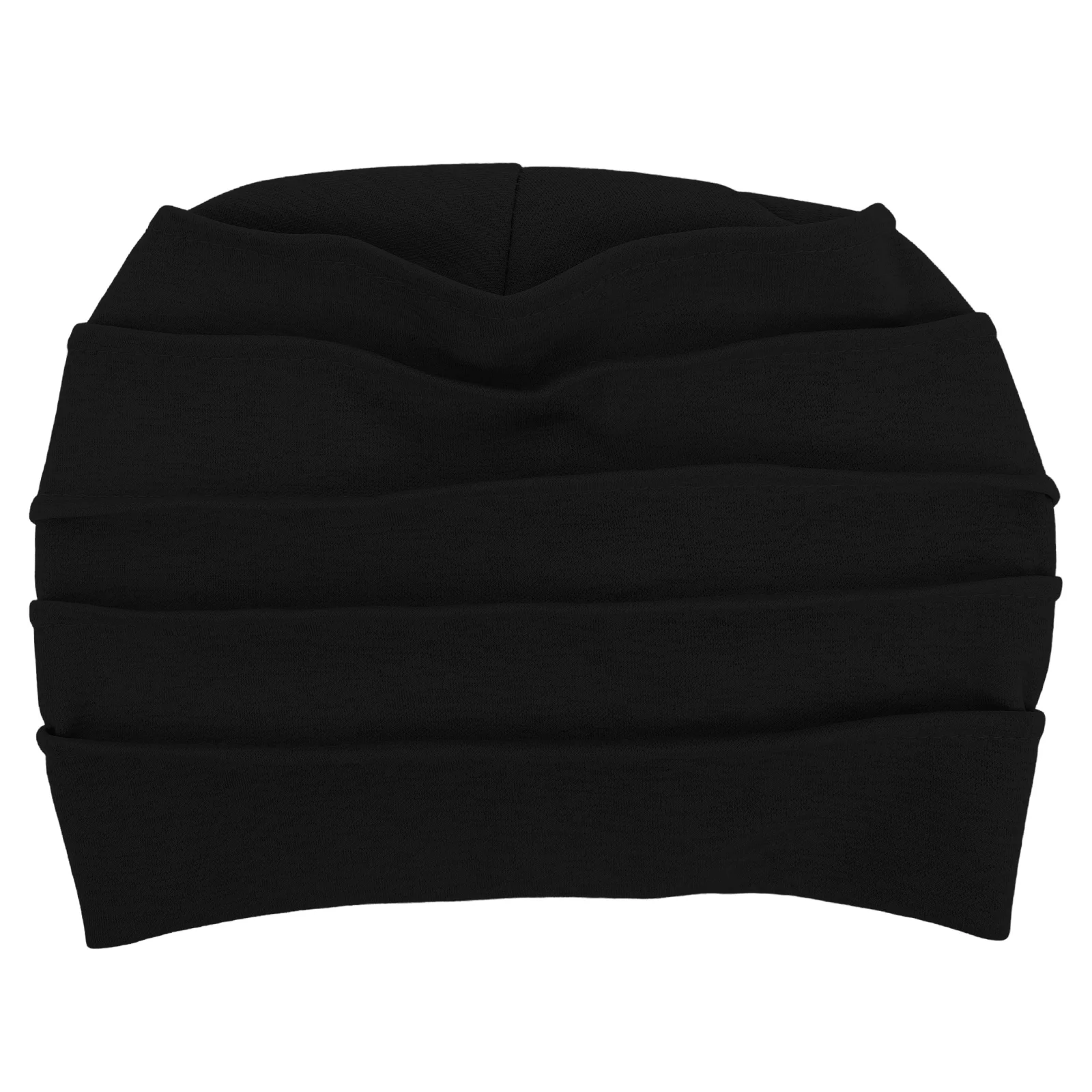 

Chemo Headwear Women Beige Cotton Elastic Louvered Hat Hair Loss Protection Sleep Bonnet Turban Cap Night