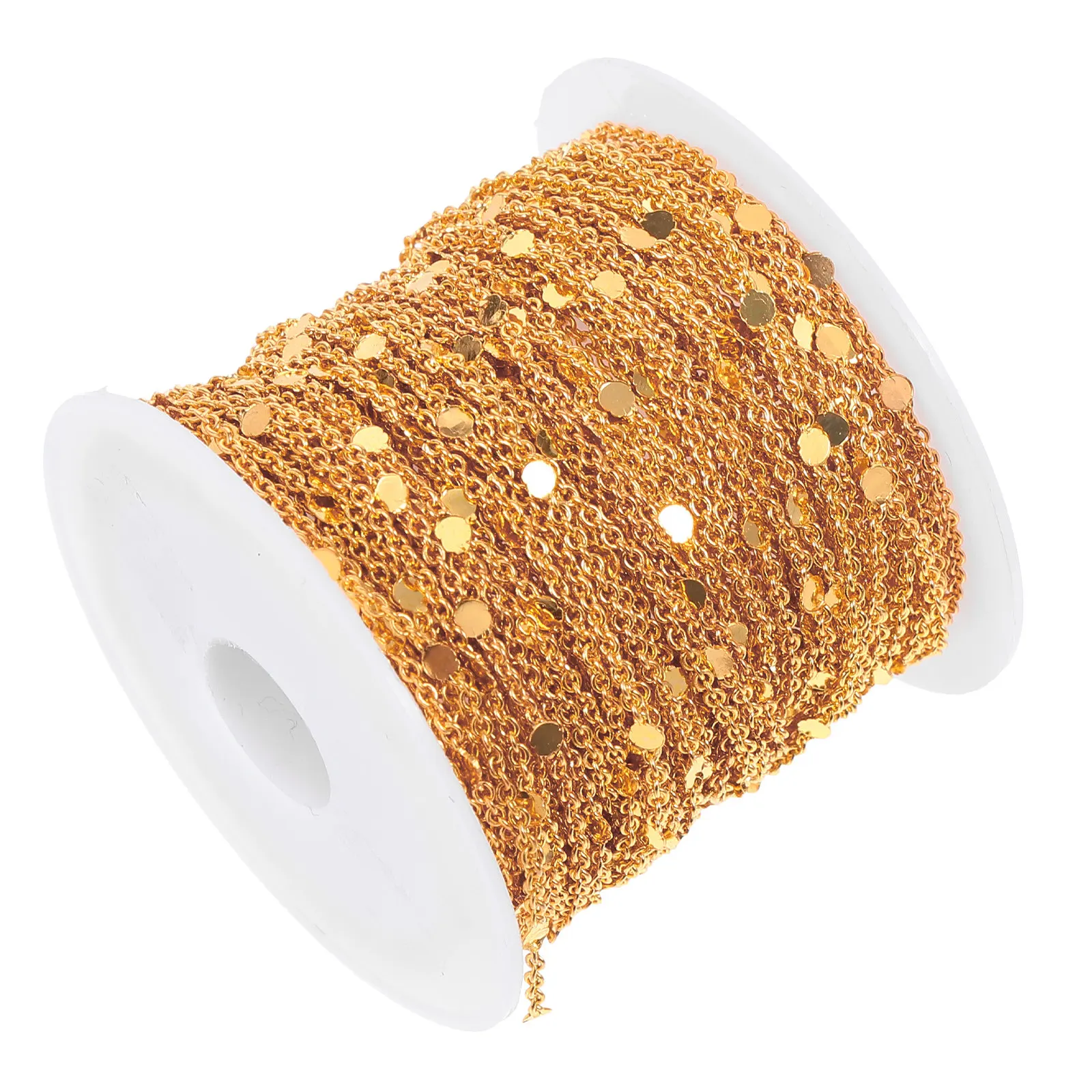 

Изящные цепочки-звенья для самостоятельного изготовления украшений, высококачественный материал, гладкая поверхность, прочные и долговечные медные цепи.