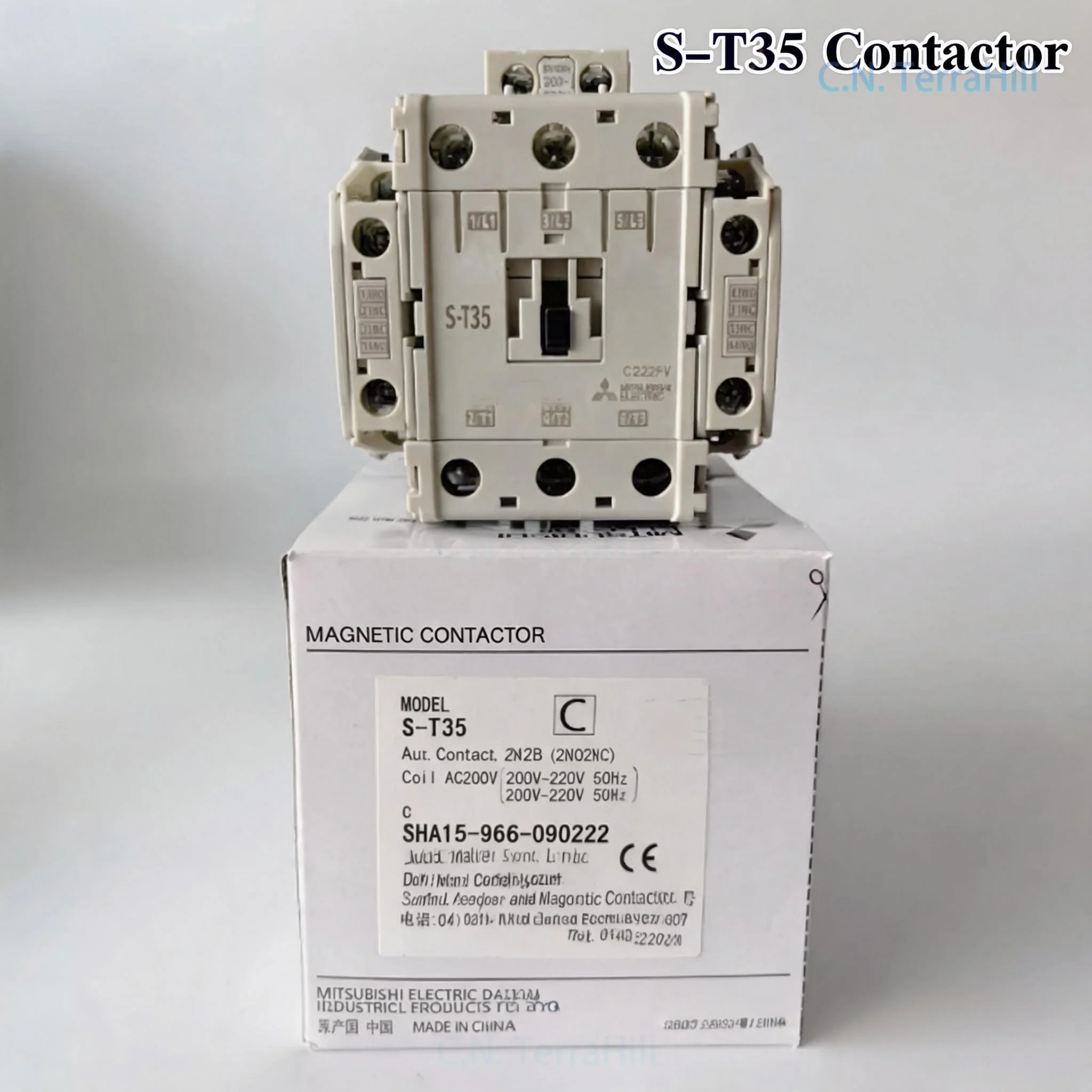 AC Contactor S-T10 T12 T20 T21 T25 T35 AC200V 3 Pole 20A 25A 35A Industrial Control