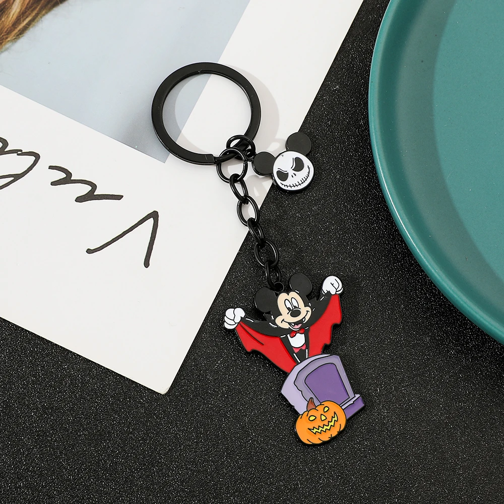 Disney Cartoon Mickey Mouse Keychain Fashion Cartoon Figure Mouse Pendant Travel Backpack Accessories Mickey Pendant Keychain