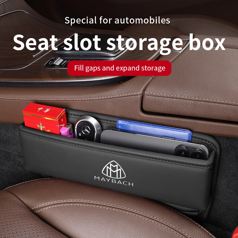 

Car Seat Multifunctional Gap Case Seat Storage Box For Maybach S Class S400 S450 S480 S500 S580 S650 S680 GLS450 GLS480 GLS600