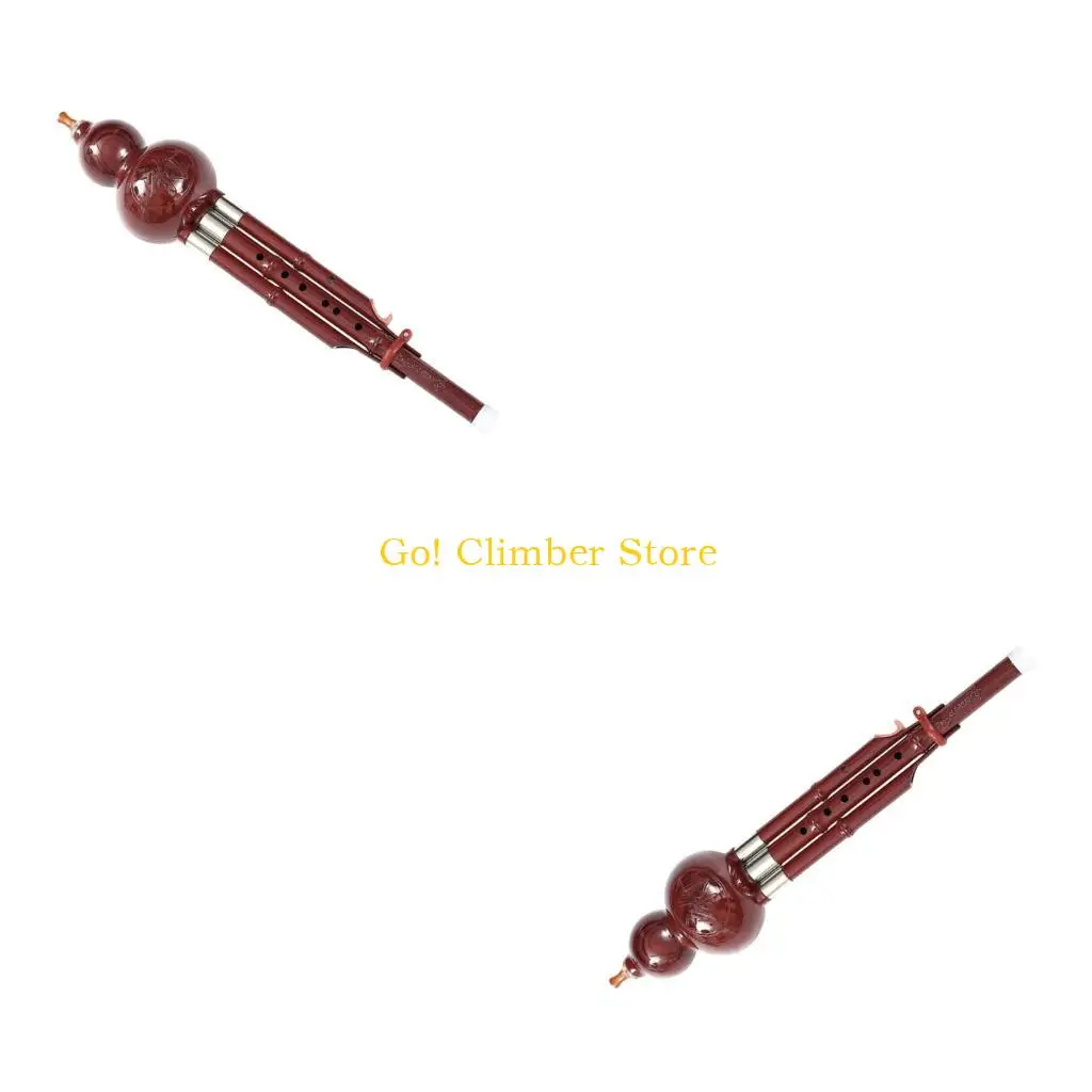 Q84C Bamboo Gourd Hulusi Instrument for Learners, Class Practice and Study