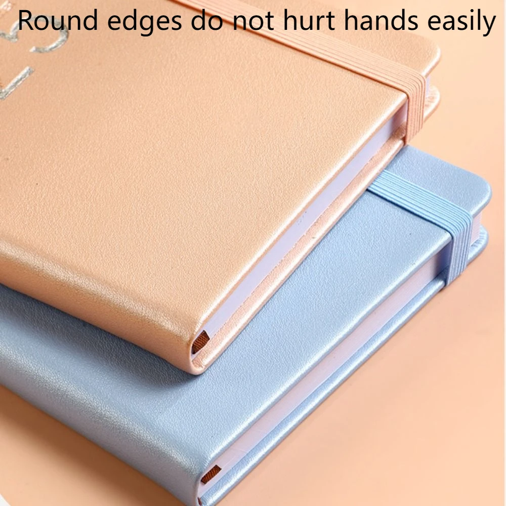 

Альбом для рисования A5, блокноты-планировщики на 2025 год, 312 страниц, деловая записная книжка с кожаной поверхностью и ремешком, 5 цветов, блокноты для дневника