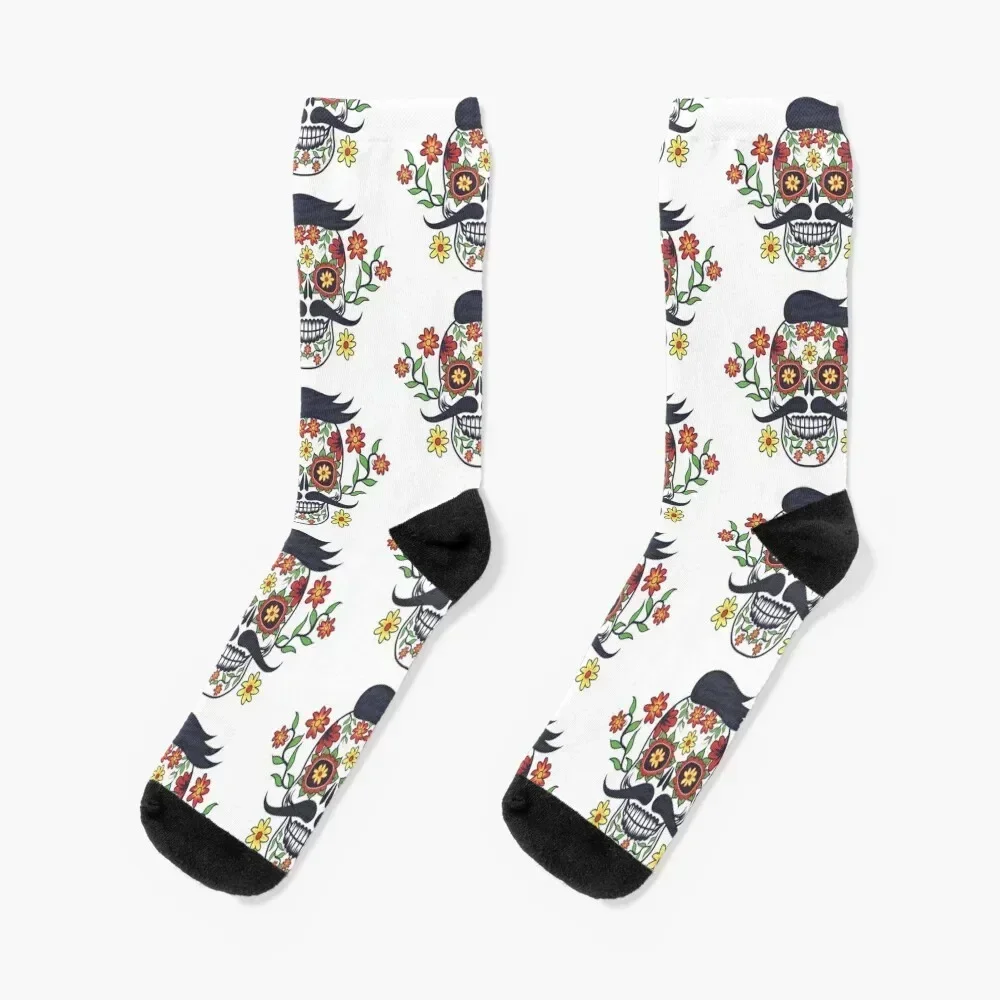 

Skull Mexican Socks ankle new year fashionable Women Socks Men's hip hop Rugby retro Ladies Socks Men's