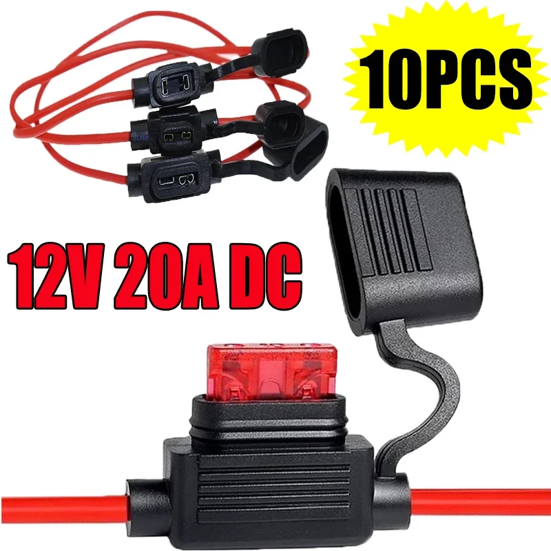 حامل فتيل محول صغير للسيارة ، مقبس تبديل قطع الأسلاك ، مقاوم للرذاذ ، مقاوم للرطوبة ، 12 فولت ، 30 أمبير #1