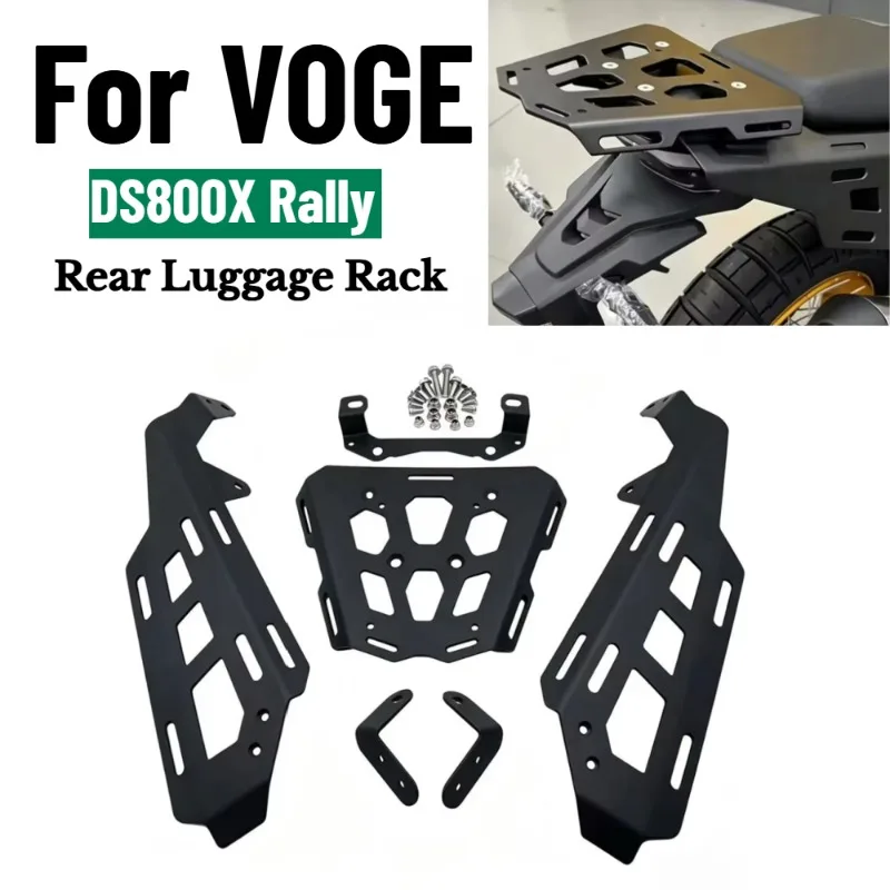 For Voge DS800X Rally DS 800 X 2025 2026 Motorcycle Rear Rack Enlargement Luggage Rails Carrier Support Bracket Accessories