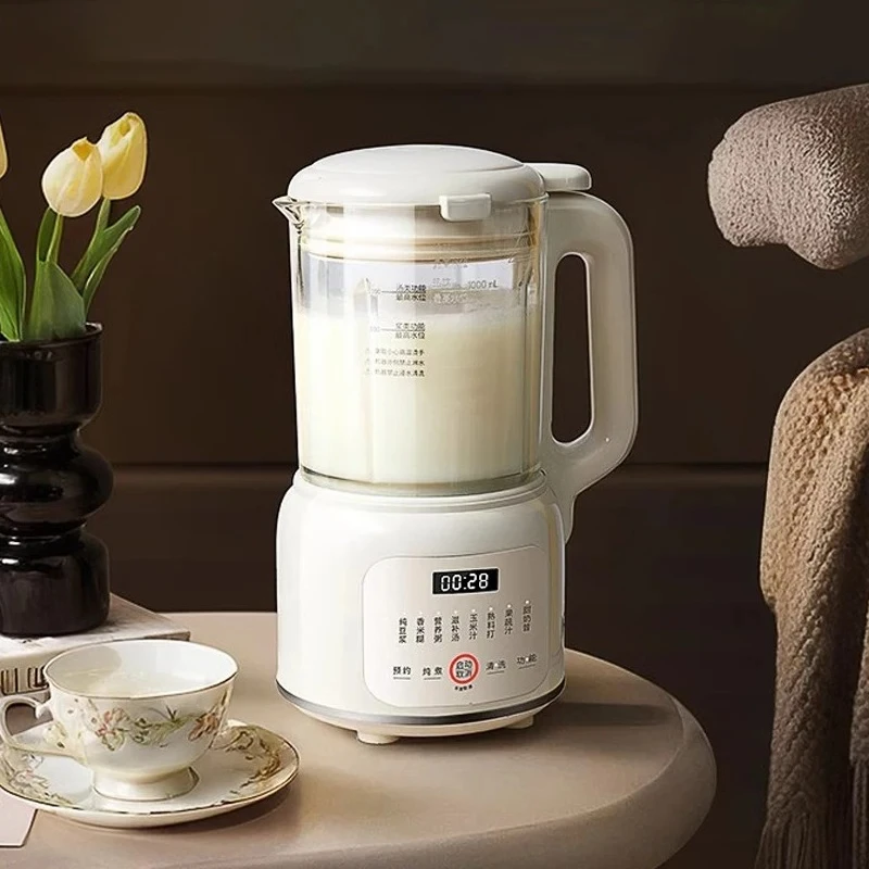 Soymilk Maker High Speed Stirring Mixer Food Processor Hot Cold Drink Juicer