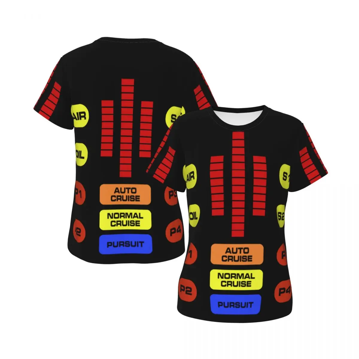 Kitt Voice Box Knight Rider T-Shirt Women Short Sleeve T Shirts Round Neck Clothes Cotton Summer Tees Streetwear - view 5