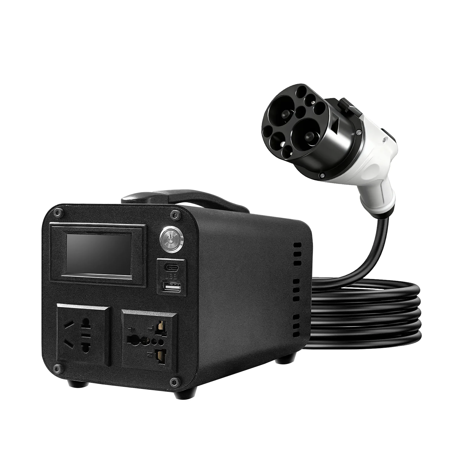 

GBT V2L Adapter 5.5KW EV Power Extension, Outdoor Camping Electric Car V2L Discharger Portable Tool for BYD